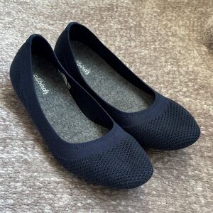 Allbirds Women's Dark Blue Knit Flats